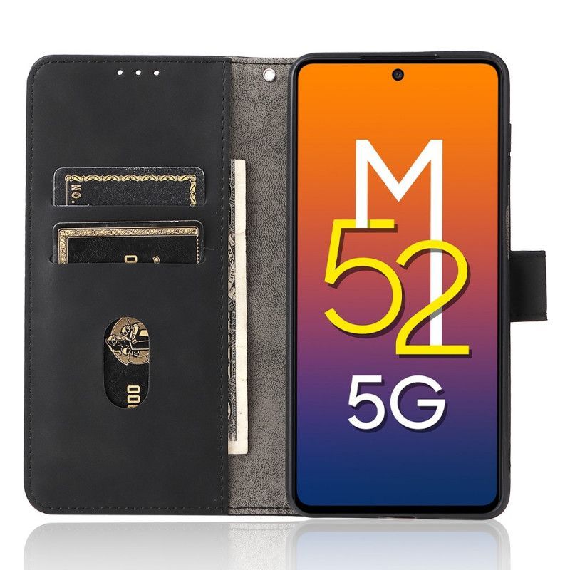 Flipové Pouzdro Na Samsung Galaxy M52 5G Sítěná Kůže