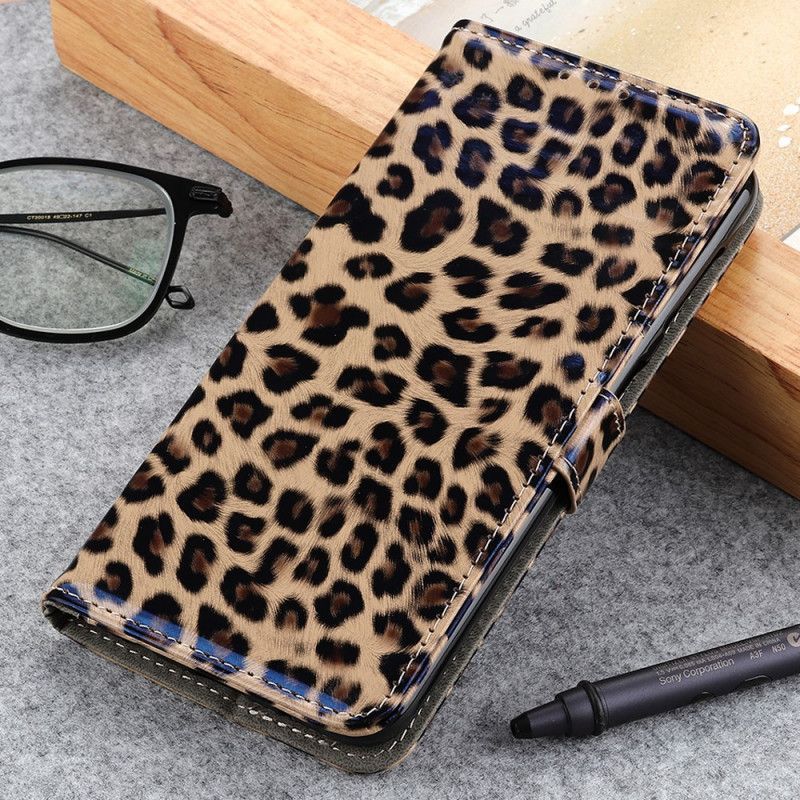 Flipové Pouzdro Na Samsung Galaxy S22 5G Leopard