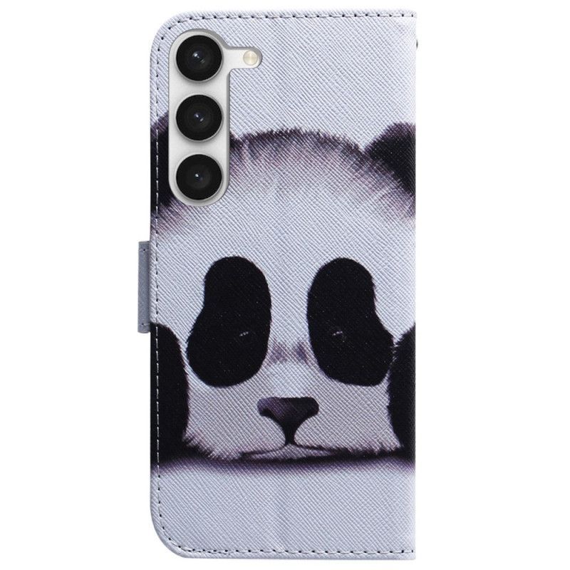 Flipové Pouzdro Na Samsung Galaxy S23 5G Na Lana My Lanyard Panda