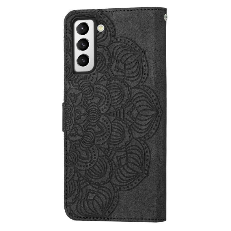 Flipové Pouzdro Na Samsung Galaxy S23 5G Na Lana Strappy Mandala