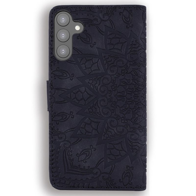 Flipové Pouzdro Na Samsung Galaxy S23 5G Na Lana Stylová Strappy Mandala