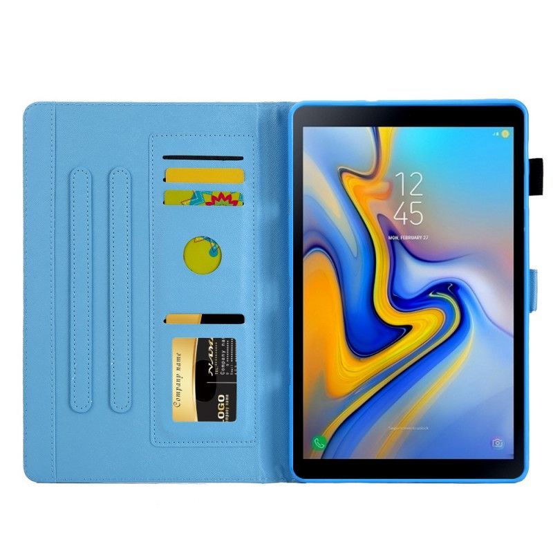 Flipové Pouzdro Na Samsung Galaxy Tab A8 (2021) Květinový Design