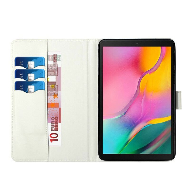 Flipové Pouzdro Na Samsung Galaxy Tab S8 Plus / Tab S7 Plus Mladá Dáma