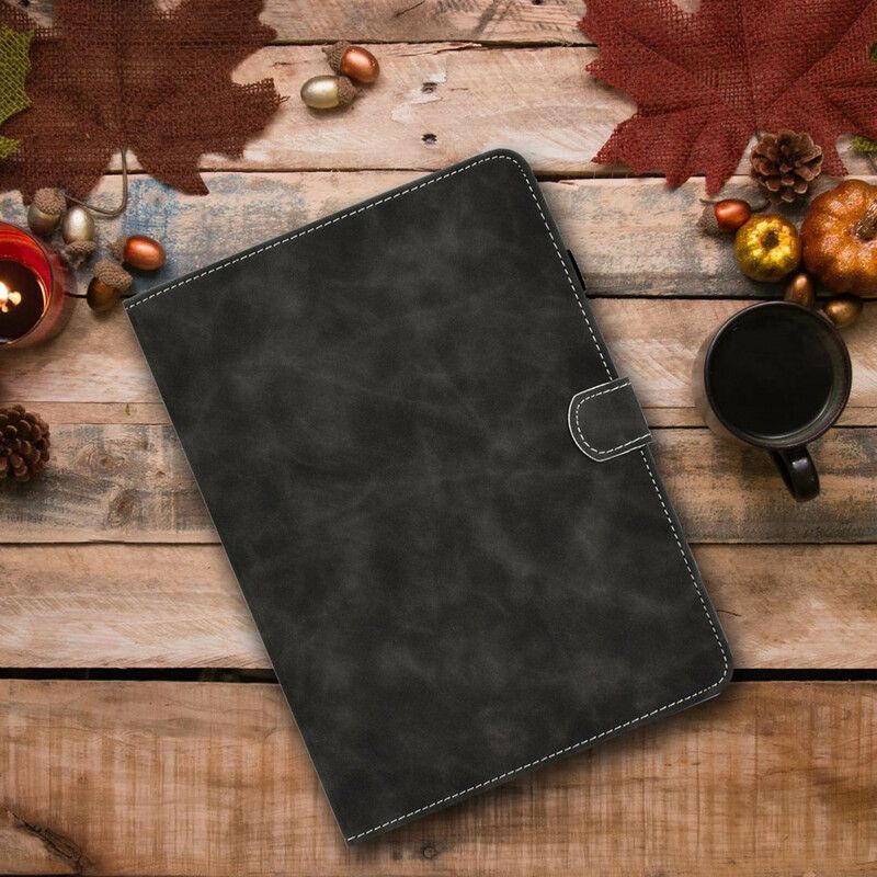 Flipové Pouzdro Na Samsung Galaxy Tab S8 / Tab S7 Vintage Design Kožený Efekt