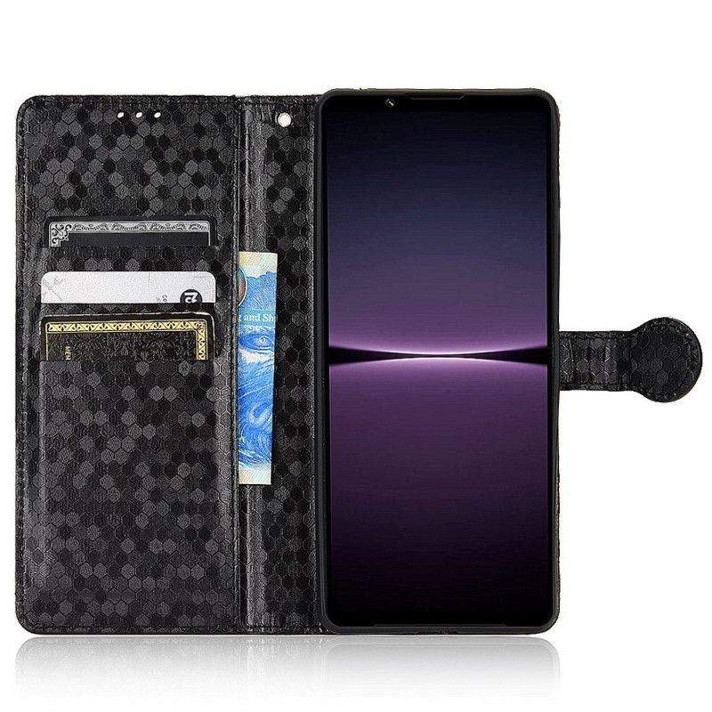 Flipové Pouzdro Na Sony Xperia 1 IV Na Lana 3d Strappy Design