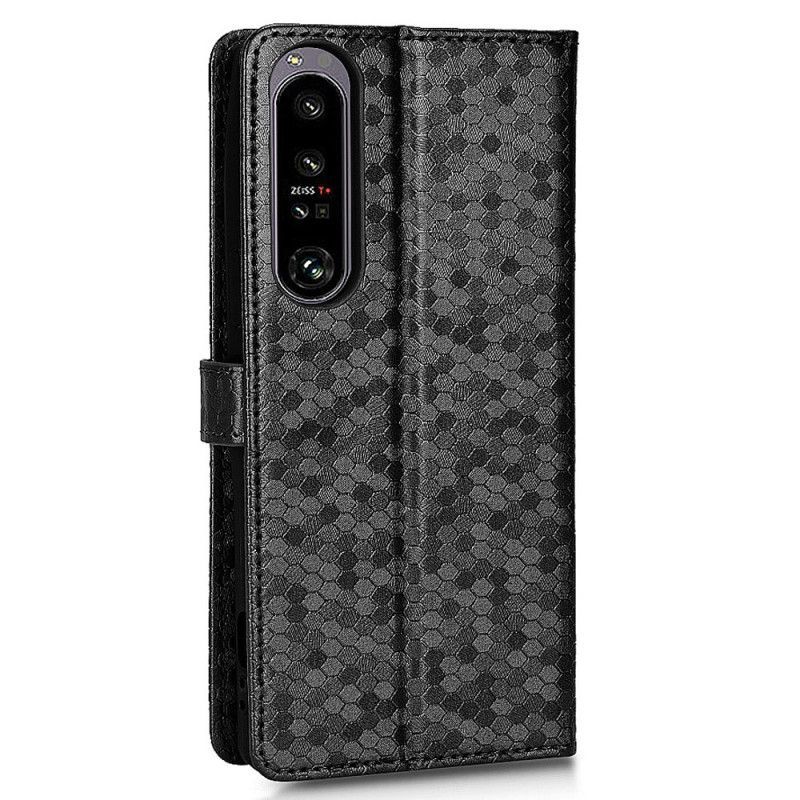 Flipové Pouzdro Na Sony Xperia 1 IV Na Lana 3d Strappy Design