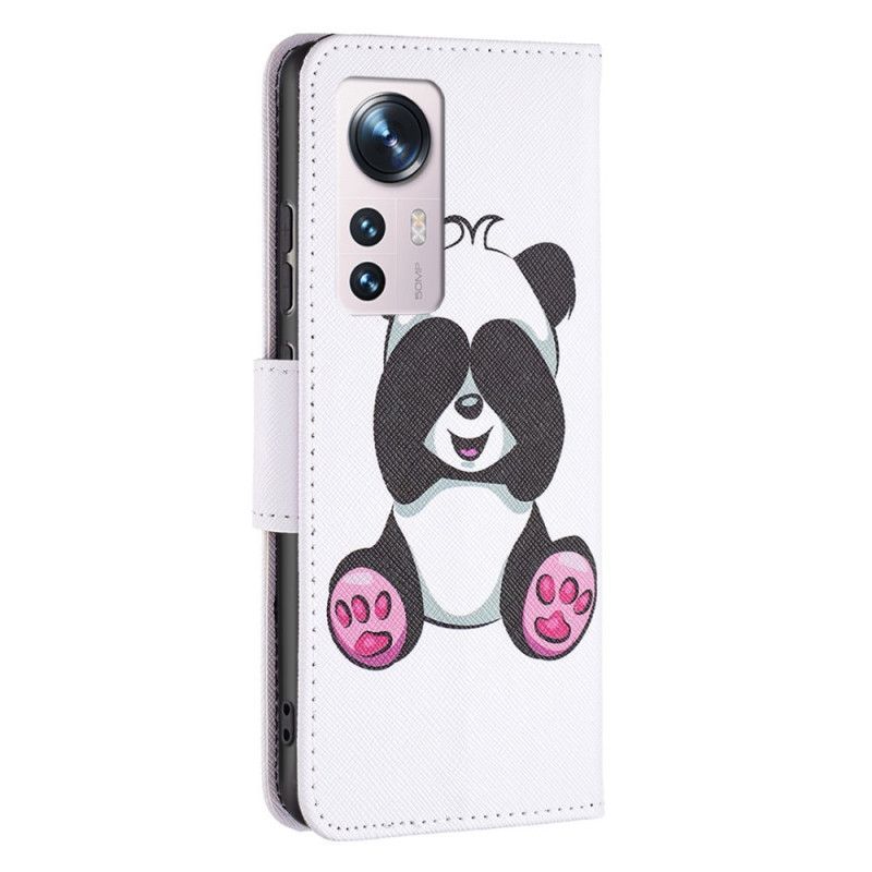 Flipové Pouzdro Na Xiaomi 12 / 12X Panda Zábava