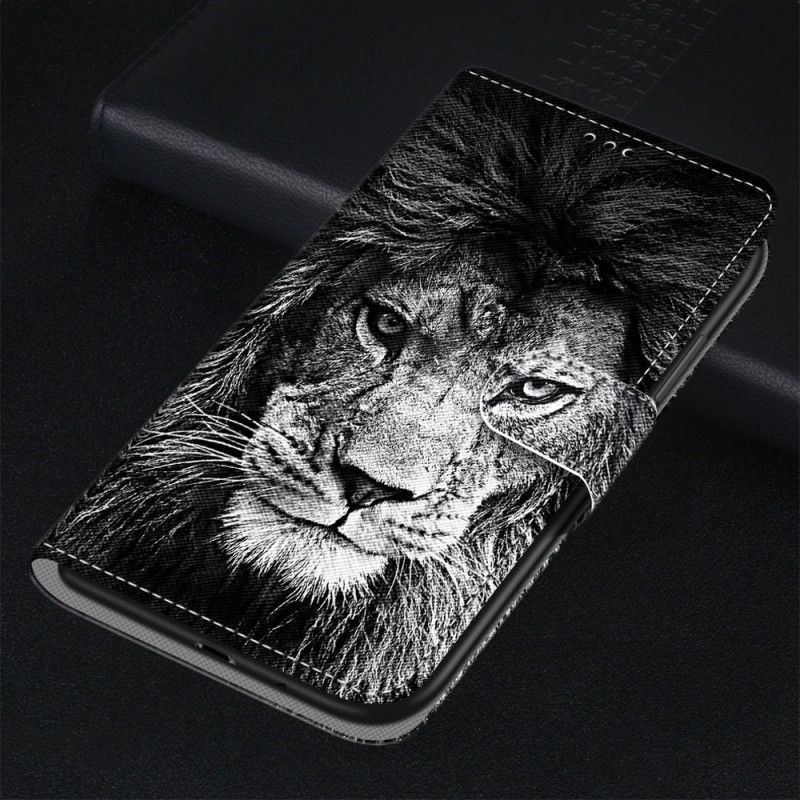 Flipové Pouzdro Na Xiaomi 13 Na Lana Lanyard Lion