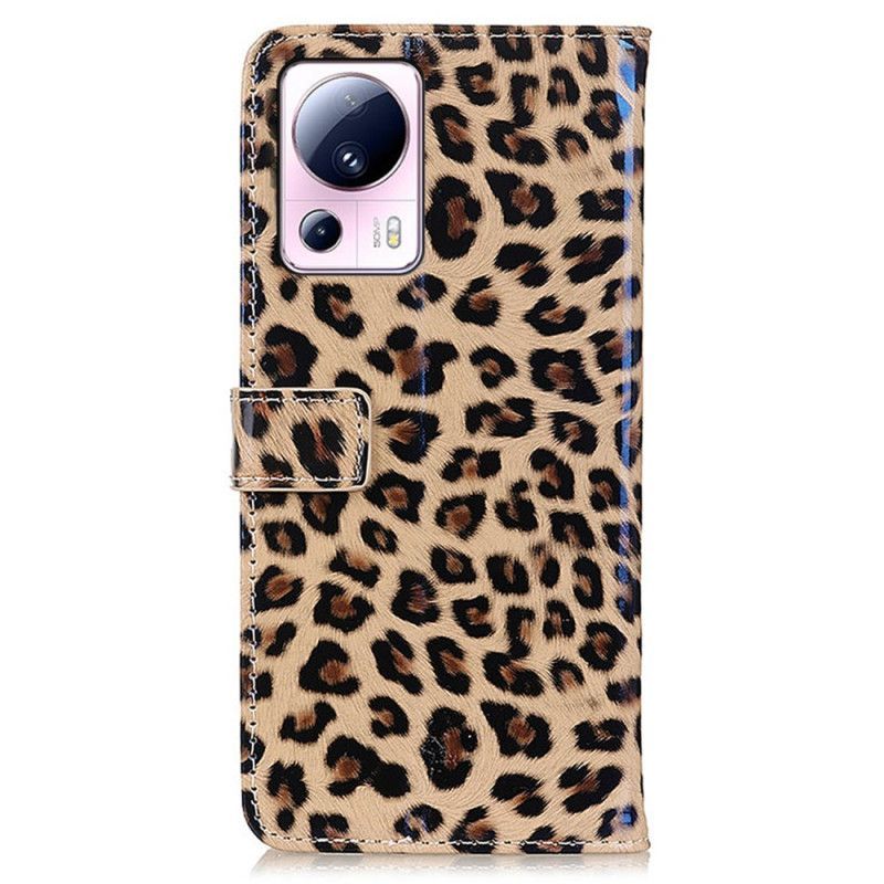 Flipové Pouzdro Na Xiaomi 13 Lite Leopard