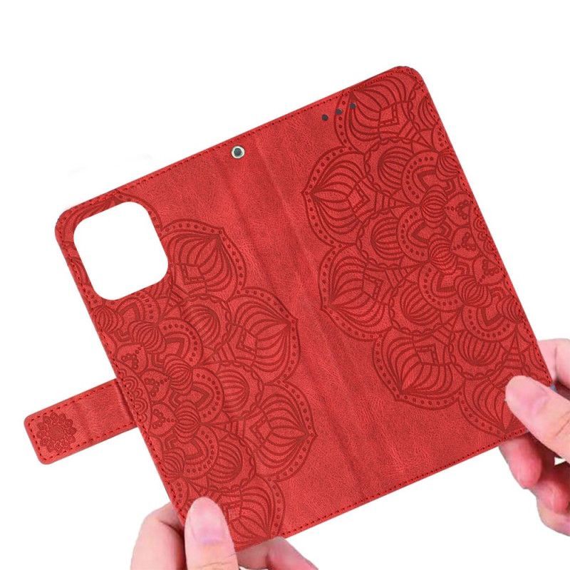 Flipové Pouzdro Na Xiaomi Redmi A1 Na Lana Strappy Mandala