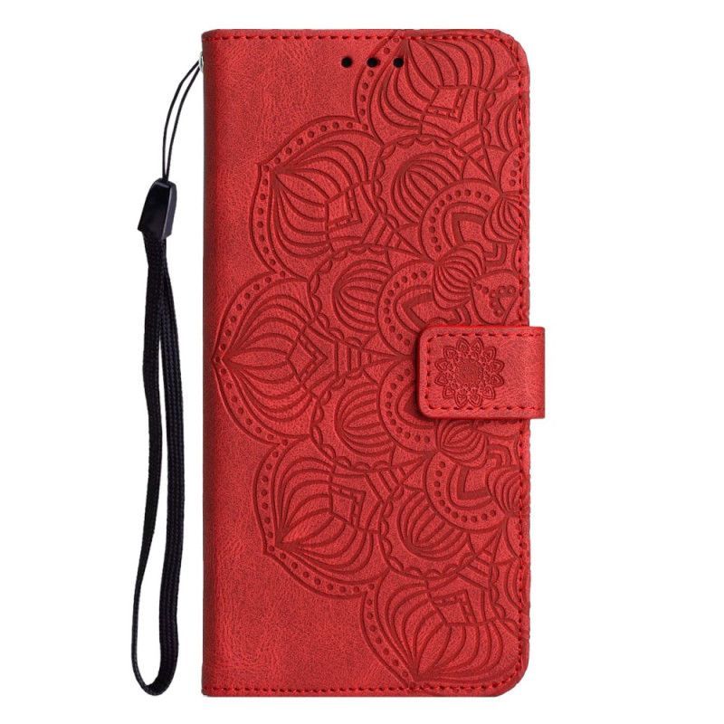 Flipové Pouzdro Na Xiaomi Redmi A1 Na Lana Strappy Mandala