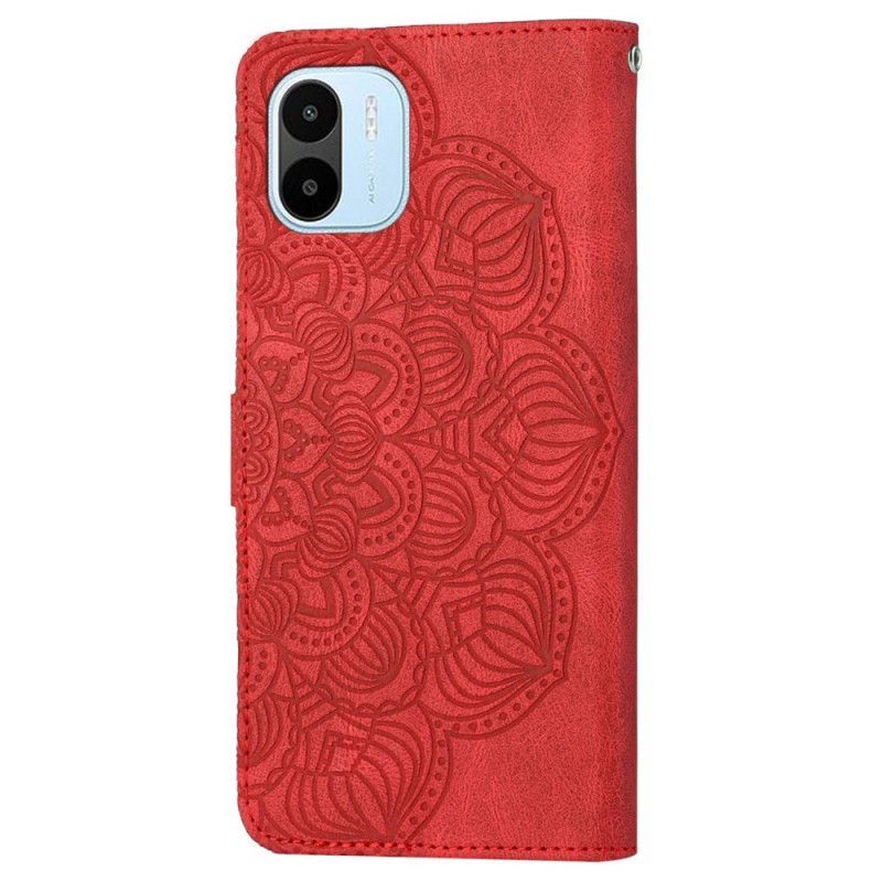 Flipové Pouzdro Na Xiaomi Redmi A1 Na Lana Strappy Mandala