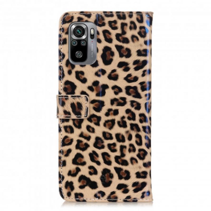 Flipové Pouzdro Na Xiaomi Redmi Note 10 / 10S Leopard