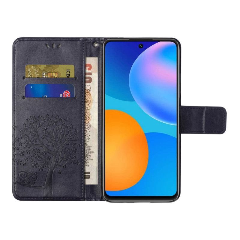 Flipové Pouzdro Na Xiaomi Redmi Note 11 / 11S Na Lana Tanga Strom A Sovy