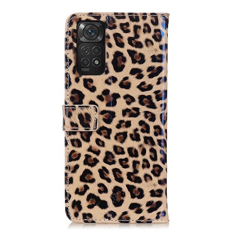 Flipové Pouzdro Na Xiaomi Redmi Note 11 / 11S Obyčejný Leopard