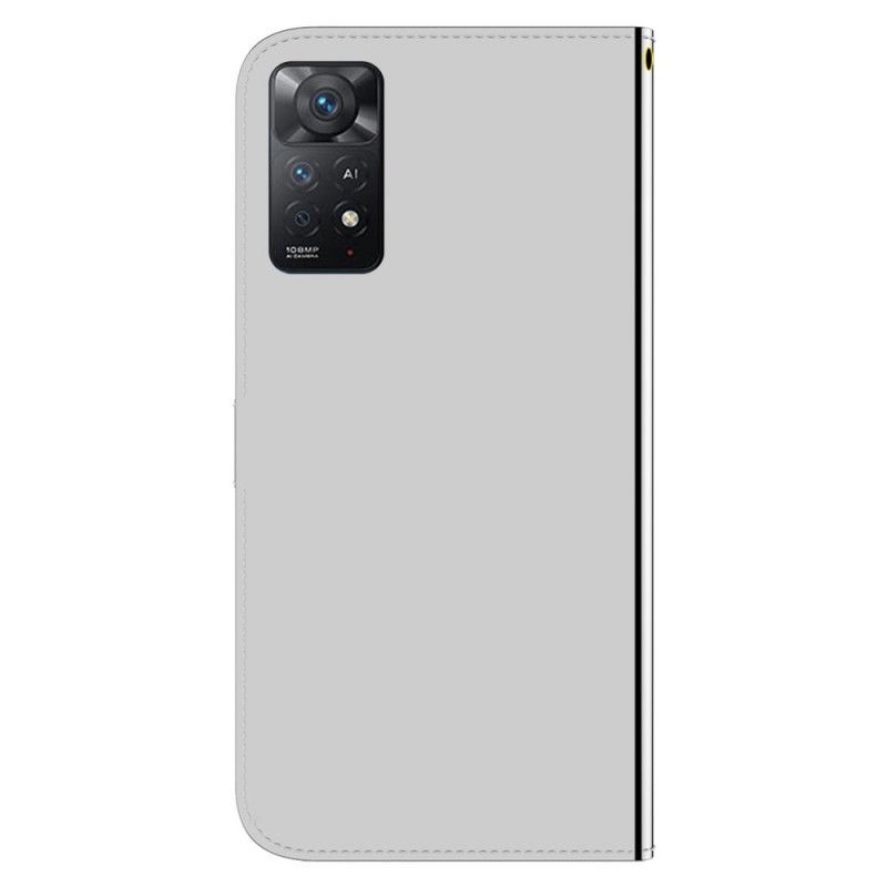 Flipové Pouzdro Na Xiaomi Redmi Note 11 Pro / 11 Pro 5G Kryt Na Zrcadlo Z Umělé Kůže