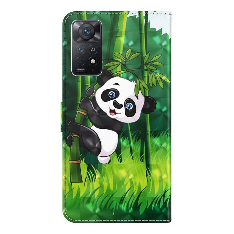 Flipové Pouzdro Na Xiaomi Redmi Note 11 Pro / 11 Pro 5G Panda A Bambus