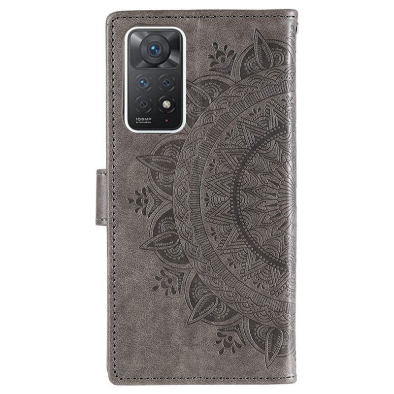 Flipové Pouzdro Na Xiaomi Redmi Note 11 Pro / 11 Pro 5G Sluneční Mandala