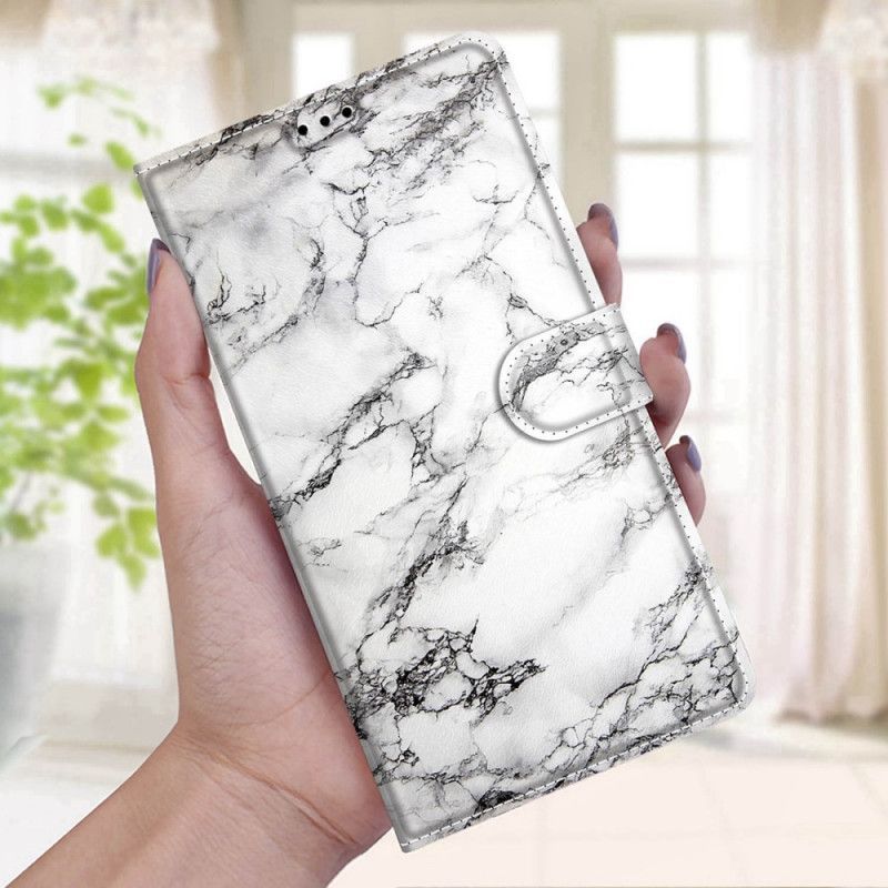 Flipové Pouzdro Na Xiaomi Redmi Note 11 Pro Plus 5G Na Lana Strappy Marble Elegance