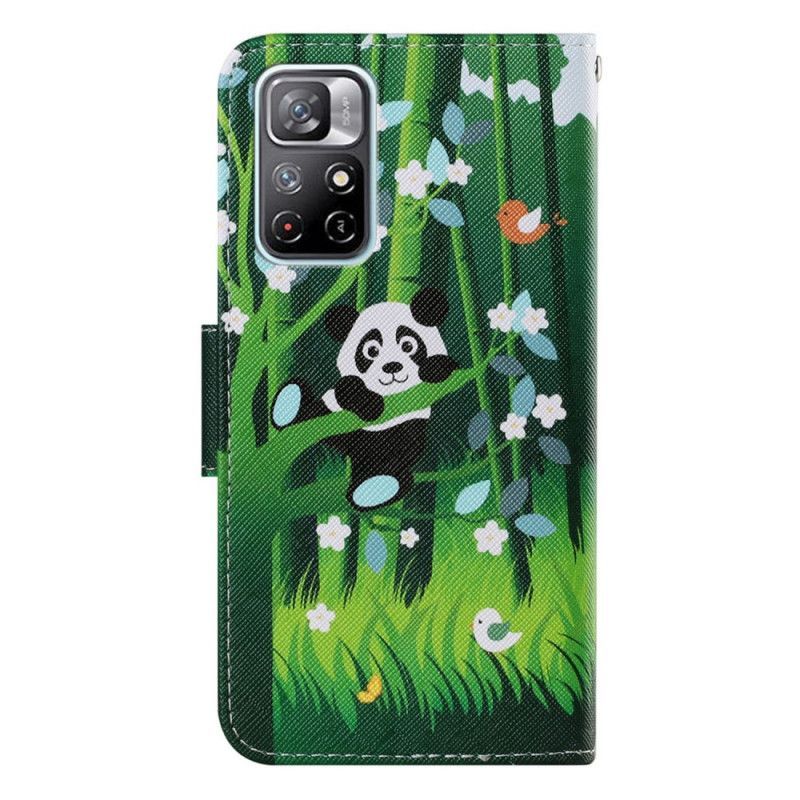 Flipové Pouzdro Na Xiaomi Redmi Note 11 Pro Plus 5G Panda Walk