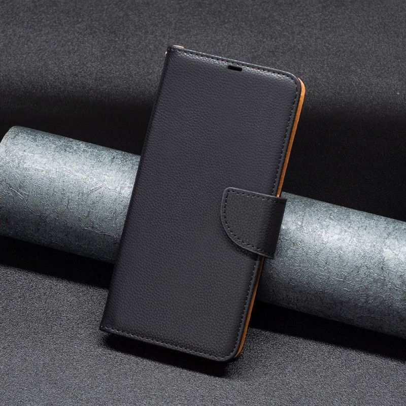 Flipové Pouzdro Na Xiaomi Redmi Note 12 5G Šikmá Spona Z Liči