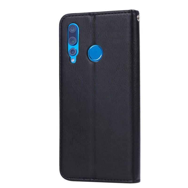 Flip Cover Huawei P Smart Z / Kožené Pouzdro Folio Honor 9x Pouzdro Na Karty Z Umělé Kůže