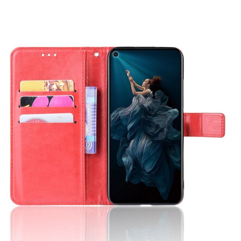 Flipové Pouzdro Honor 20 / Huawei Nova 5t Třpytivá Umělá Kůže