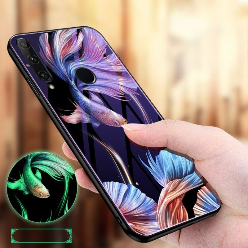 Honor 20 Lite / Honor 20e Krycí Tvrzené Sklo S Fluorescenčním Vzorem