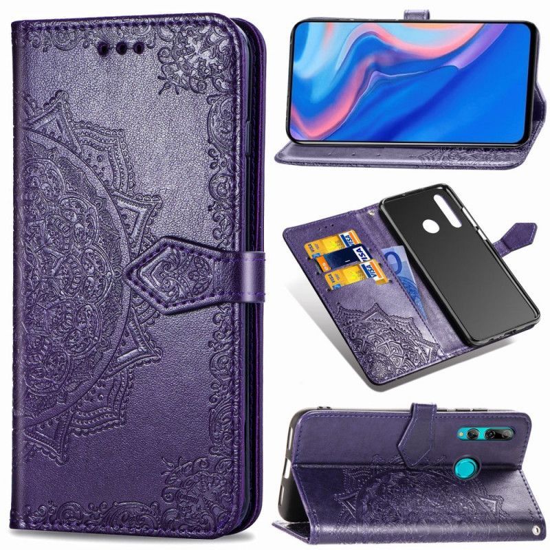 Huawei P Smart Z Cover / Flipové Pouzdro Honor 9x Středověká Mandala