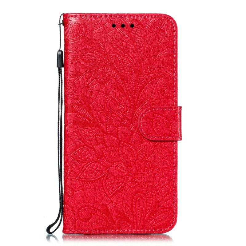 Huawei Y5 2019 Pouzdro / Flipové Pouzdro Na Honor 8s Tribal Flowers With Strap