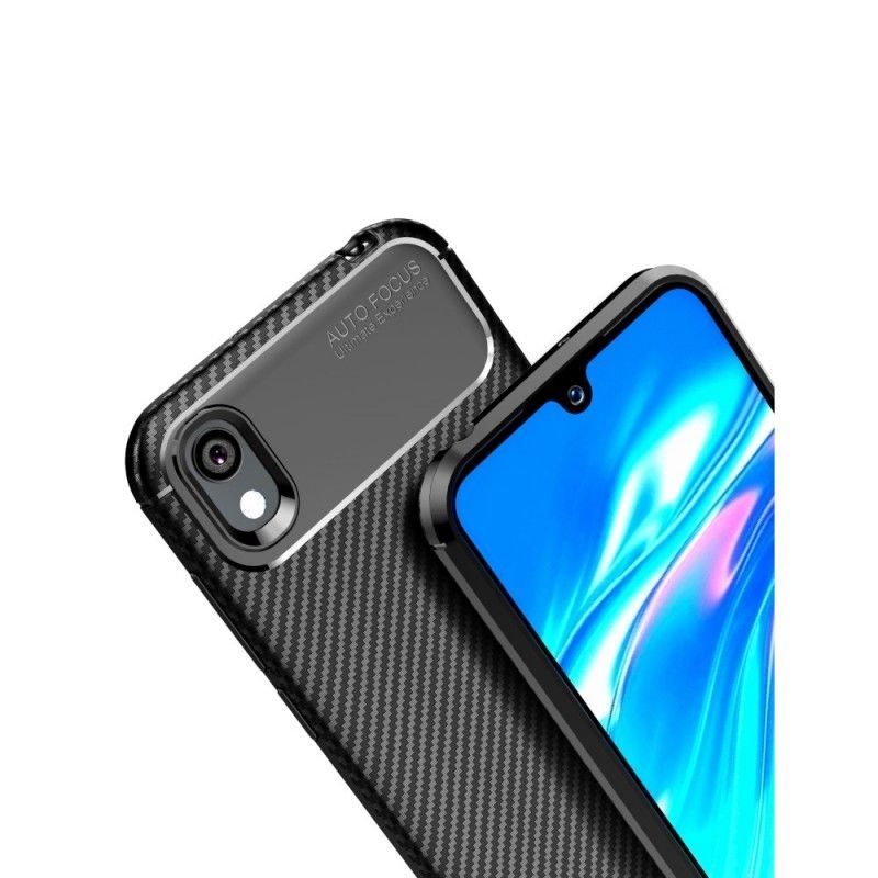 Huawei Y5 2019 Pouzdro / Kryt Honor 8s Flexibilní Textura Uhlíkových Vláken