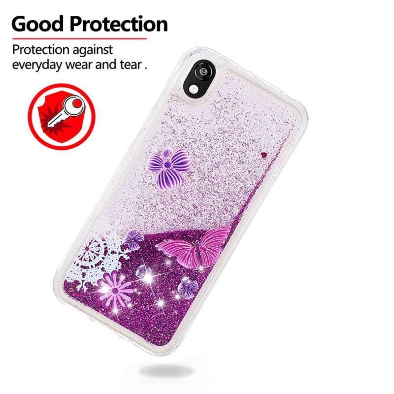 Huawei Y5 2019 Pouzdro / Kryt Honor 8s Glitter Madness Butterflies