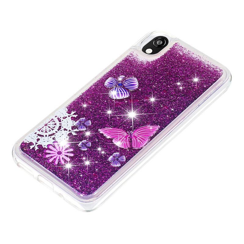 Huawei Y5 2019 Pouzdro / Kryt Honor 8s Glitter Madness Butterflies