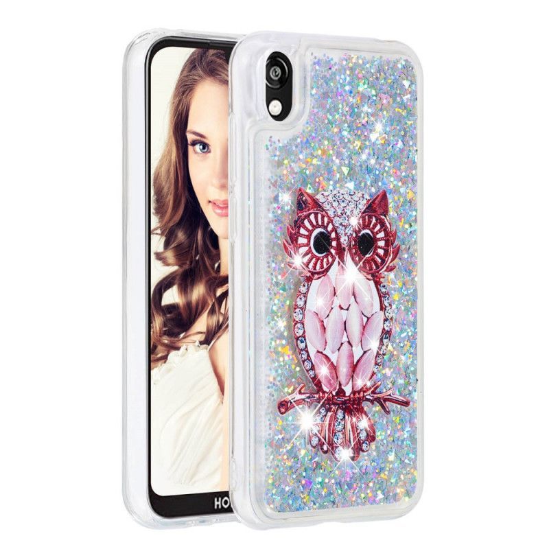 Huawei Y5 2019 Pouzdro / Kryt Na Honor 8s Glitter Rich Miss Owl