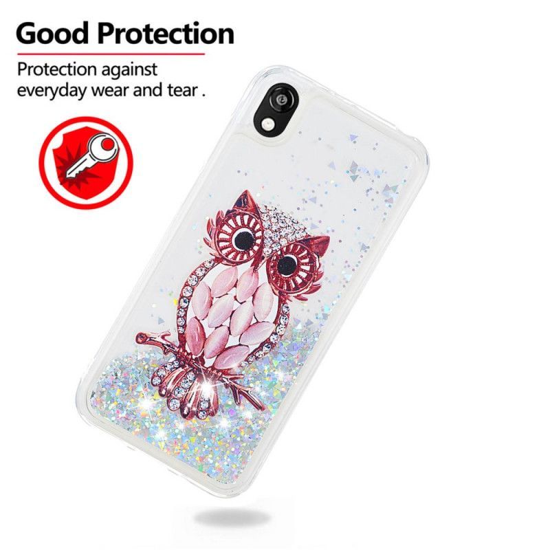 Huawei Y5 2019 Pouzdro / Kryt Na Honor 8s Glitter Rich Miss Owl