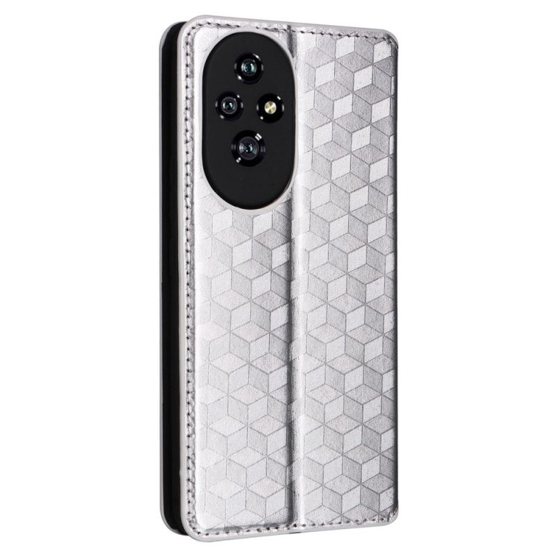 Kožené Pouzdro Folio Honor 200 Lite 3d Diamanty