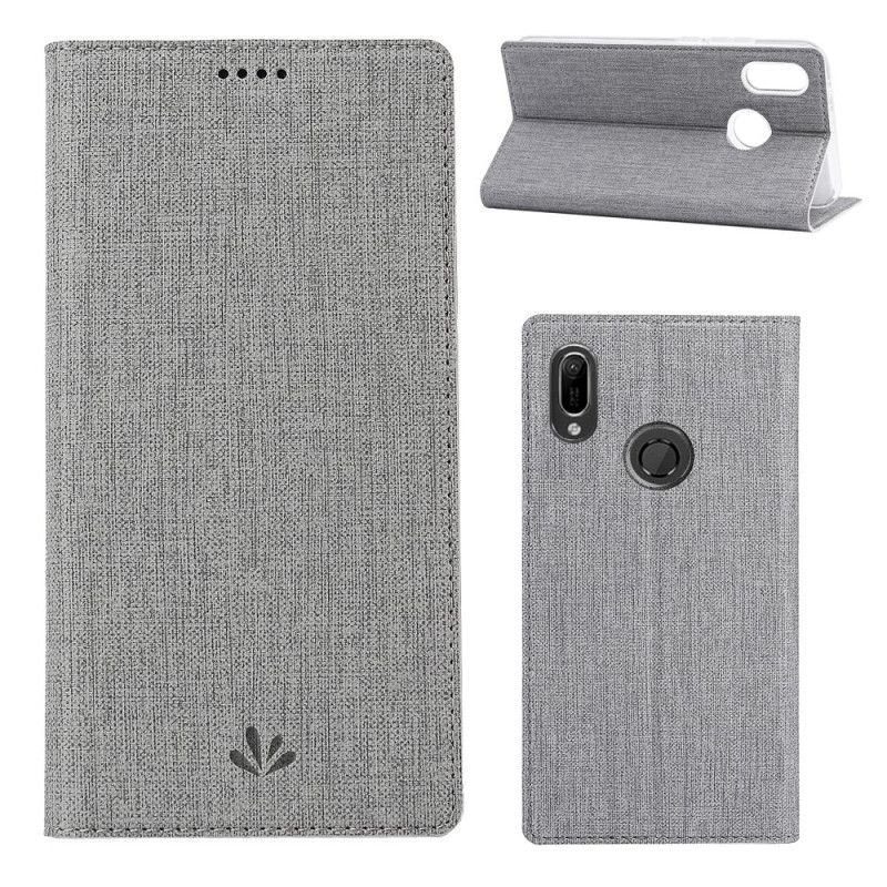 Kožené Pouzdro Folio Honor 8a / Huawei Y6 2019 Texturovaný Vili Dmx