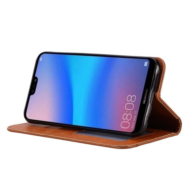 Kožené Pouzdro Folio Na Honor 8x Držák Na Karty Z Umělé Kůže