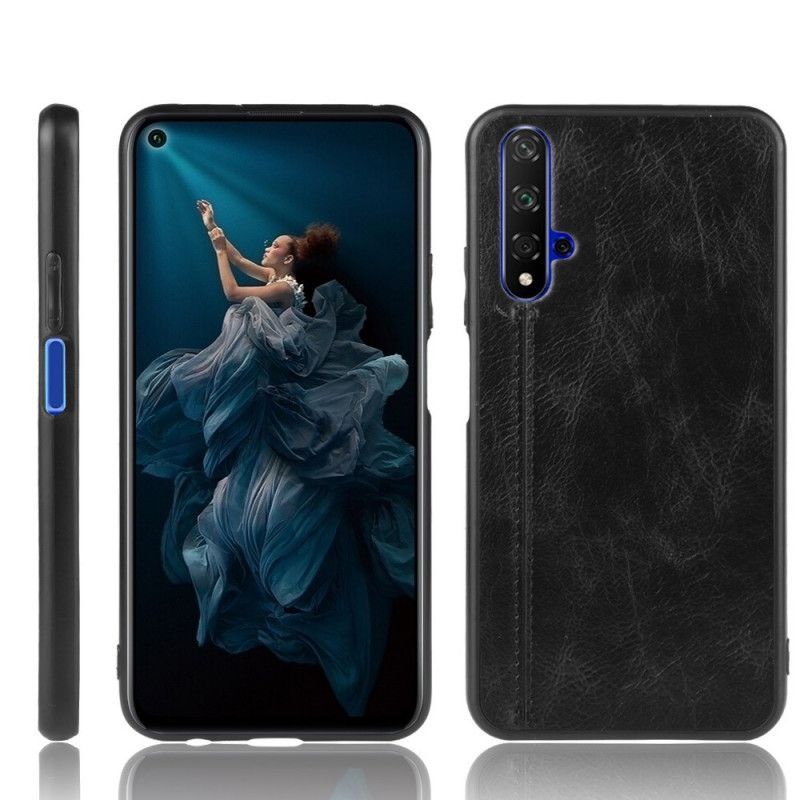 Kryt Honor 20 / Kožené Prošívání Stylu Huawei Nova 5t