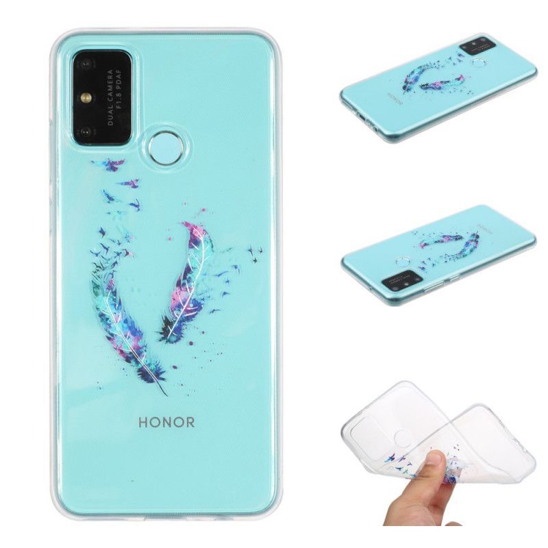 Kryt Honor 9a Průhledné Peří