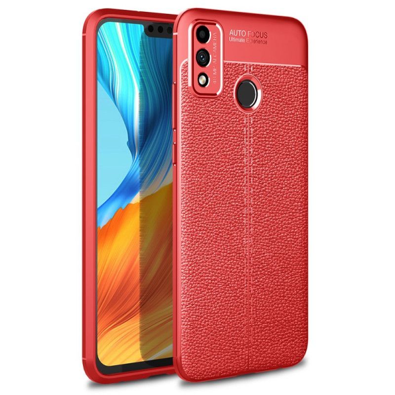 Kryt Honor 9x Lite Litchi S Dvojitým Koženým Efektem