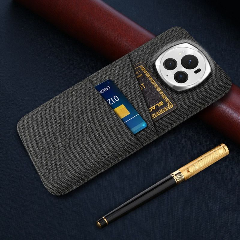 Kryt Honor Magic 6 Pro Kryty Na Mobil Fabric Double Card Holder