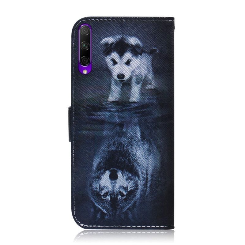 Kryt Huawei P Smart Pro / Flipové Pouzdro Honor 9x Pro Ernesto The Wolf