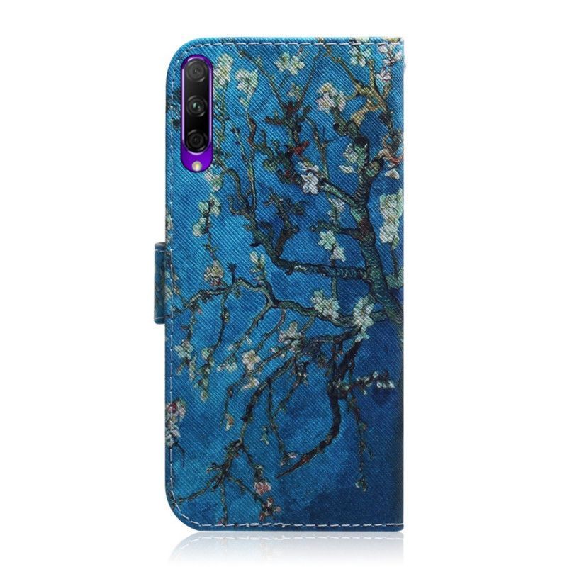 Kryt Huawei P Smart Pro / Flipové Pouzdro Na Honor 9x Pro Květinové Větve