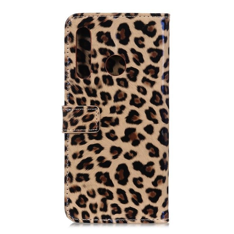 Kryt Huawei P Smart Z / Kožené Pouzdro Honor 9x Leopard