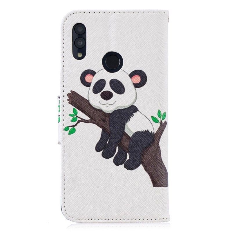 Peněženková Pouzdra Honor 10 Lite / Huawei P Smart 2019 Líná Panda