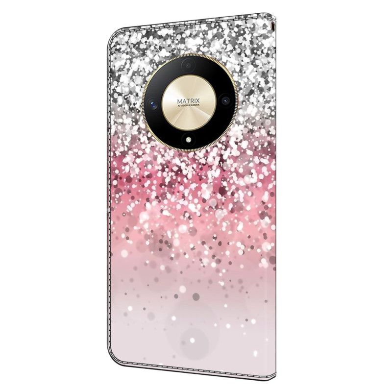 Peněženková Pouzdra Honor X9b / Magic 6 Lite Kryty Na Mobil Gradient Glitter