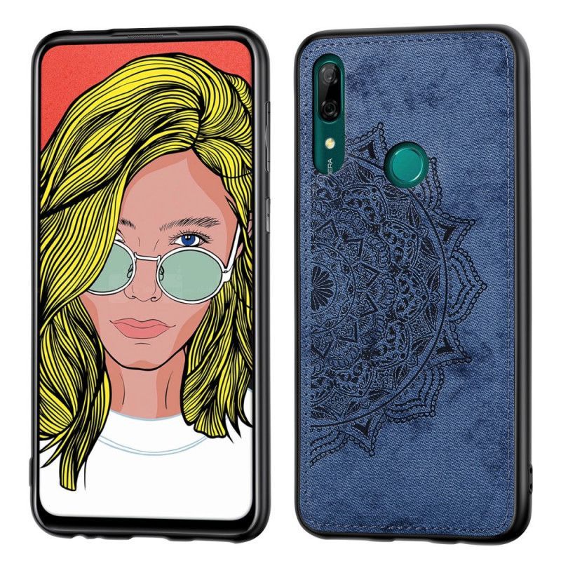 Pouzdro Huawei P Smart Z / Textura Tkaniny Kryt Na Honor 9x A Mandala