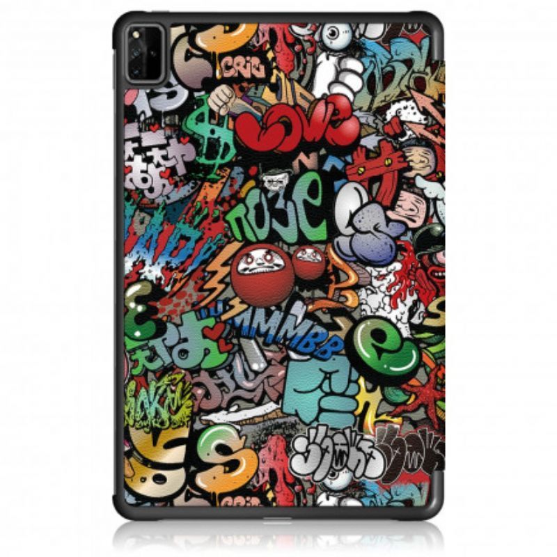 Chytré Pouzdro Kryt Huawei Matepad Pro 12.6 (2021) Zesílené Graffiti