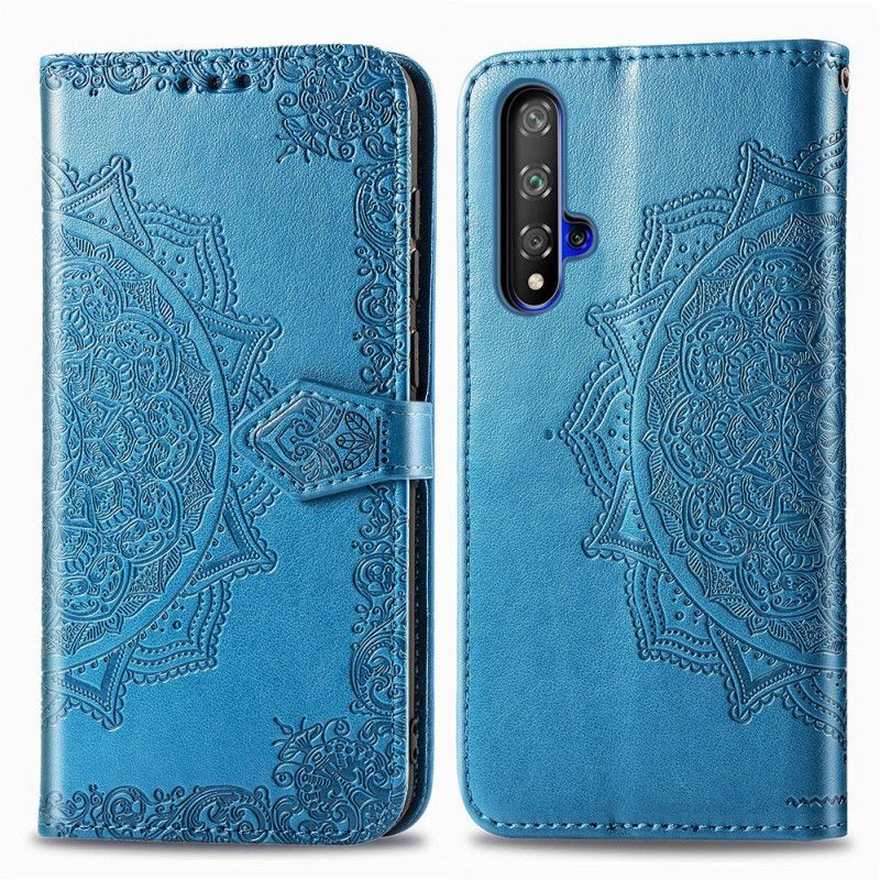 Cover Čest 20 / Flipové Pouzdro Na Huawei Nova 5t Středověká Mandala